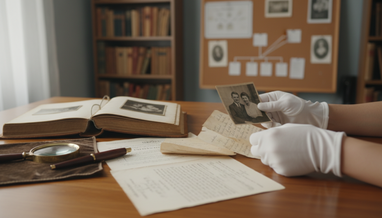 découvrez comment utiliser les photos et documents familiaux avec respect pour enrichir vos recherches généalogiques tout en honorant la mémoire de vos ancêtres.