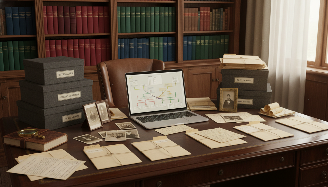 découvrez quel système de classement adopter pour organiser efficacement vos recherches généalogiques et préserver l'histoire de votre famille.