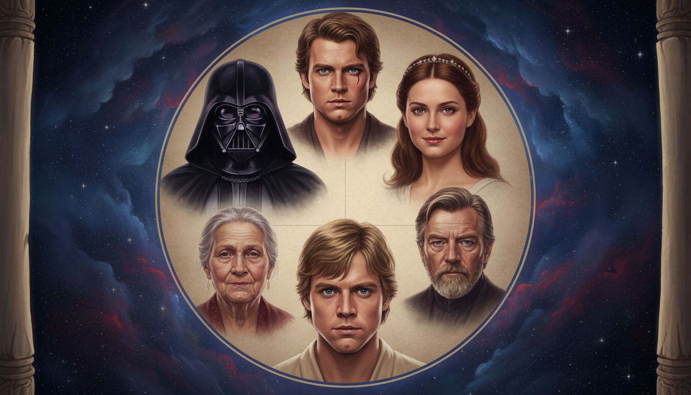 découvrez la généalogie complète de luke skywalker dans star wars, explorez ses origines familiales et son héritage à travers la saga emblématique.