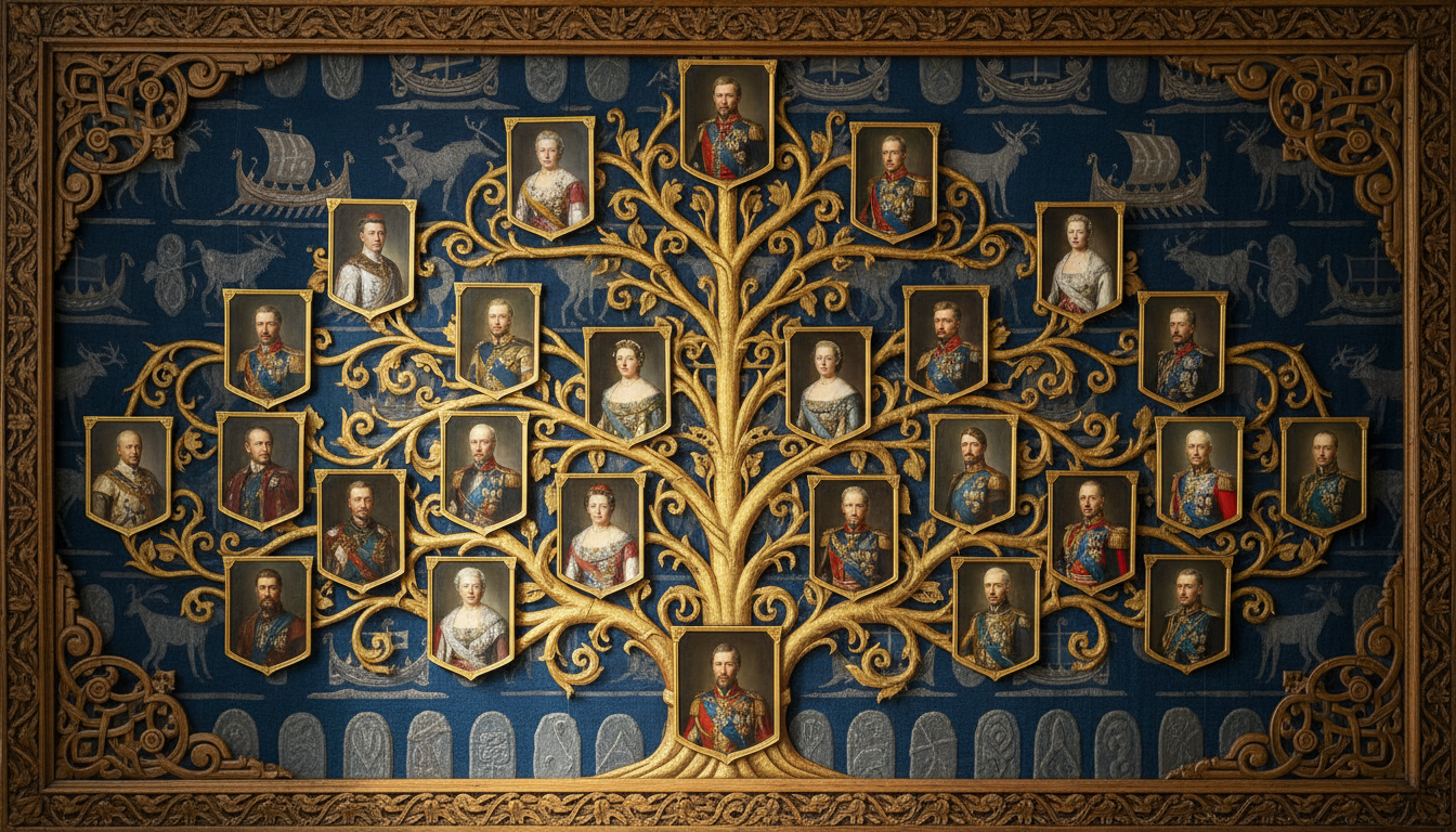 découvrez l'histoire fascinante et la généalogie détaillée des rois de suède, retraçant leurs lignées et héritages à travers les siècles.