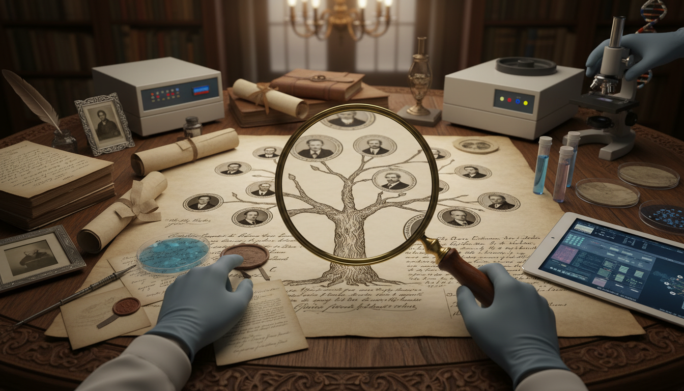 découvrez comment la généalogie avancée permet de résoudre des mystères familiaux fascinants et de révéler des secrets d'ancêtres oubliés.