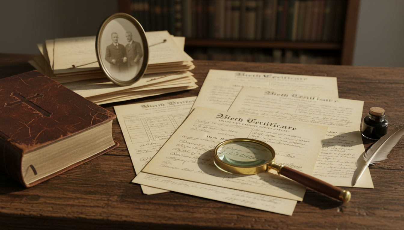 découvrez les premiers documents essentiels à rechercher pour débuter vos recherches en généalogie et retracer l'histoire de votre famille.